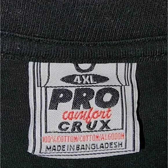 RARE SF San Francisco Giants Junkie Baseball Tee Big & Tall Men's 4XL Vintage - Picture 5 of 5